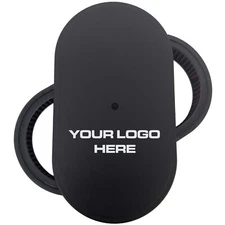 15" Oval Black Air Cleaner Kit - Custom Laser Engravable - Ansen USA