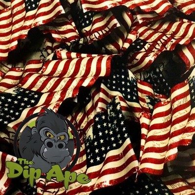 HYDROGRAPHIC FILM FLAG WE THE PEOPLE CONSTITUTION HYDRO WATER TRANSFER DIP APE