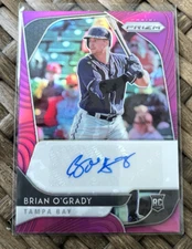 2020 Panini prism auto rookie purple/50 Brian O’Grady RA – BG Fresh pull Mint!