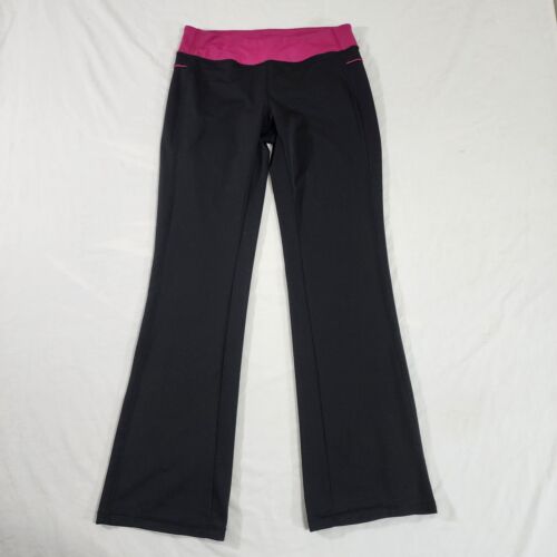 Jockey Yoga Workout Pants Women's Small Black Pink - OK READ POST