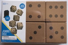 Jumbo Dice Set 5 Pcs., Brand New-Sealed Package 