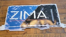 ZIMA Thermometer Metal Tin Tacker Malt Liquor Beer Bar Sign Vintage-