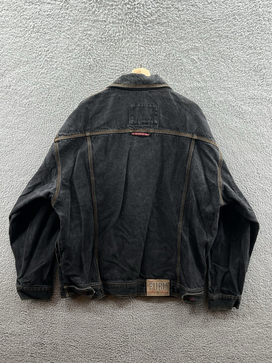 ジャケット・アウター OOs FUGA denim jacket japanese label Multi-Print and Embroidery Acid-Wash Fashion Fit Denim
