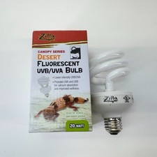Zilla Canopy Series Fluorescent UVB/UVA Bulbs Desert 20 W