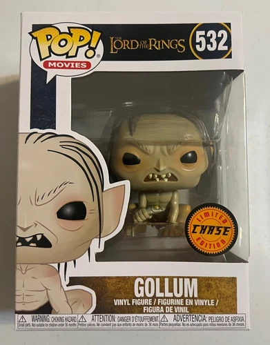 Funko Pop! Movies The Lord of the Rings Gollum Chase #532 Vinyl Figure
