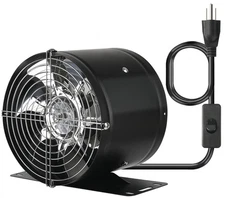 Aydomer 6 Inch Inline Duct Fan, with Switch Low Noise High Air Flow Extractor...