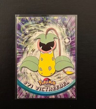 1999 Topps Pokémon Victreebel #71 TV Animation Edition Blue Logo UK Non-Holo 