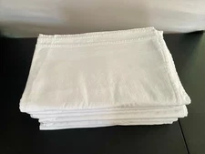 White Tablecloth 100% Cotton 90”x90” Square