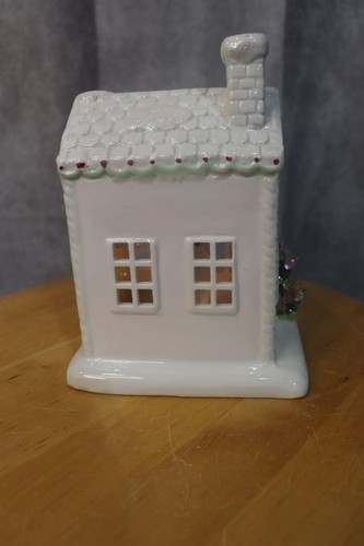 Mr. Christmas weiß Keramik Glitzer beleuchtet Bäckerei Nr. H227478 getestet & funktioniert! - Bild 3 von 3