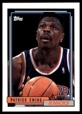 Patrick Ewing 1992-93 Topps #66 Knicks NBA READ FREE SHIPPING AutographDen