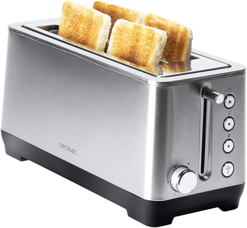 Tostapane Extra Large 1600W Acciaio Inox | Bigtoast Extra Double