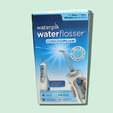 Waterpik Cordless Plus Water Flosser w/ 4 Tips Rechargeable WP-450W