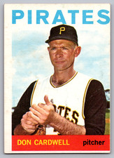 1964 Topps #417 Don Cardwell Pittsburgh Pirates