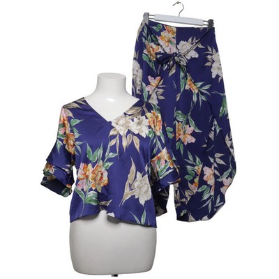 Zara Basic Collection, Set, Größe: S, Polyester, Blau/Mehrfarbig, Blumen #Qbc