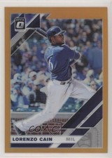 2019 Panini Donruss Optic Orange Prizm 64/99 Lorenzo Cain #184 z7h