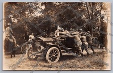 RPPC WWI Richard Harding Davis Gen. Leonard Wood German Ambass White car Steamer