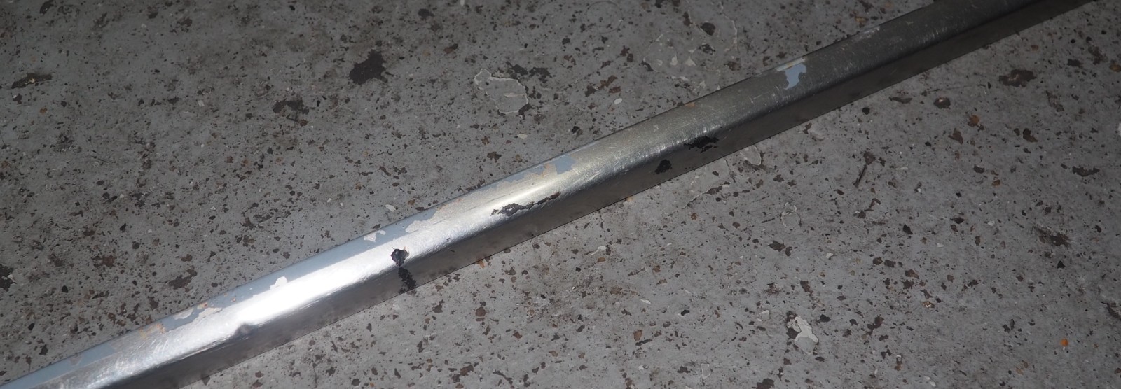 1965-1974 Rolls Royce Silver Shadow SWB Right Side SIll Chrome Trim Strip OEM