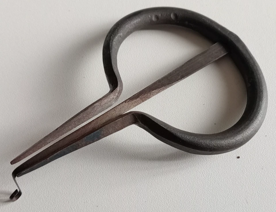 ANCIENNE GUIMBARDE HARPE EN FER FORGE - Photo 4/4