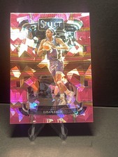 Lisa Leslie 2024 Panini WNBA Select Pink Cracked Ice #97 Los Angeles Sparks
