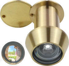 - Peep Holes for Door, Solid Brass 220-Degree Door Viewer Peephole with Heavy Du