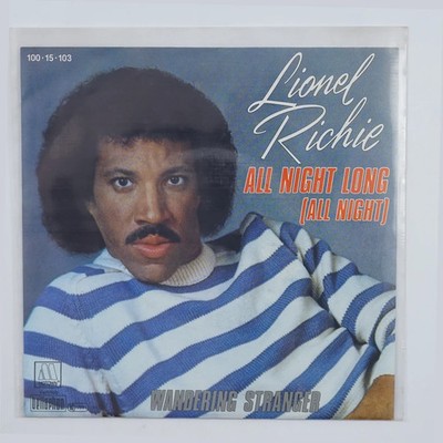 Lionel Richie - All Night Long (All Night) 7'' Single 1983