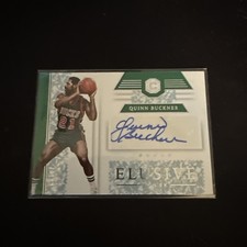 2018-19 Panini Cornerstones Quinn Buckner Elusive Ink Crystal Auto #/49 Bucks