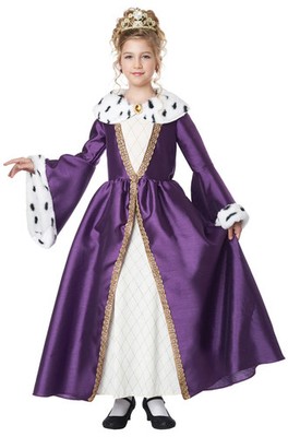 Brand New Queen for a Day Medieval Child Costume