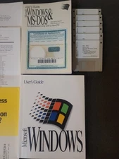 Microsoft Windows 3.1 - Vintage Legacy PC Operating System Software