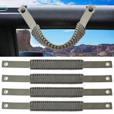 Bronco Grab Handles, 4 Pack Automotive Paracord Roll Bar Grab Handles for 202...
