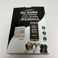 Dog Bark Deterrent Device Ultrasonic Anti-Barking Trainer with 60ft Range