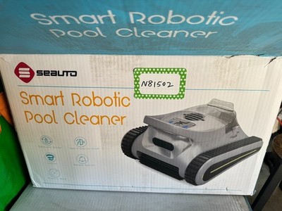 Seauto Smart Robotic Pool Cleaner Cordless Pool Vacuum w/ Charger