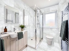 GREY MARBLE EFFECT GLOSS PORCELAIN RECTIFIED TILES 600x600 WALL FLOOR SAMPLE CUT