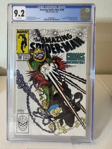 The Amazing Spider-Man #298 1st Cameo Appearance of Venom CGC 9.2