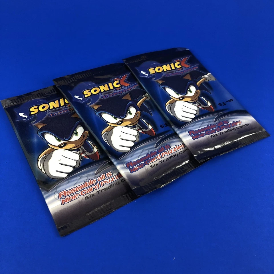 (EMPTY BOX) 2004 Score | (SONIC X THE HEDGEHOG) SEGA Trading Cards Wrapper RARE - Image 4 of 4