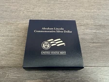 2009-P Abraham Lincoln Commemorative Silver Dollar Proof w/ COA & Box 