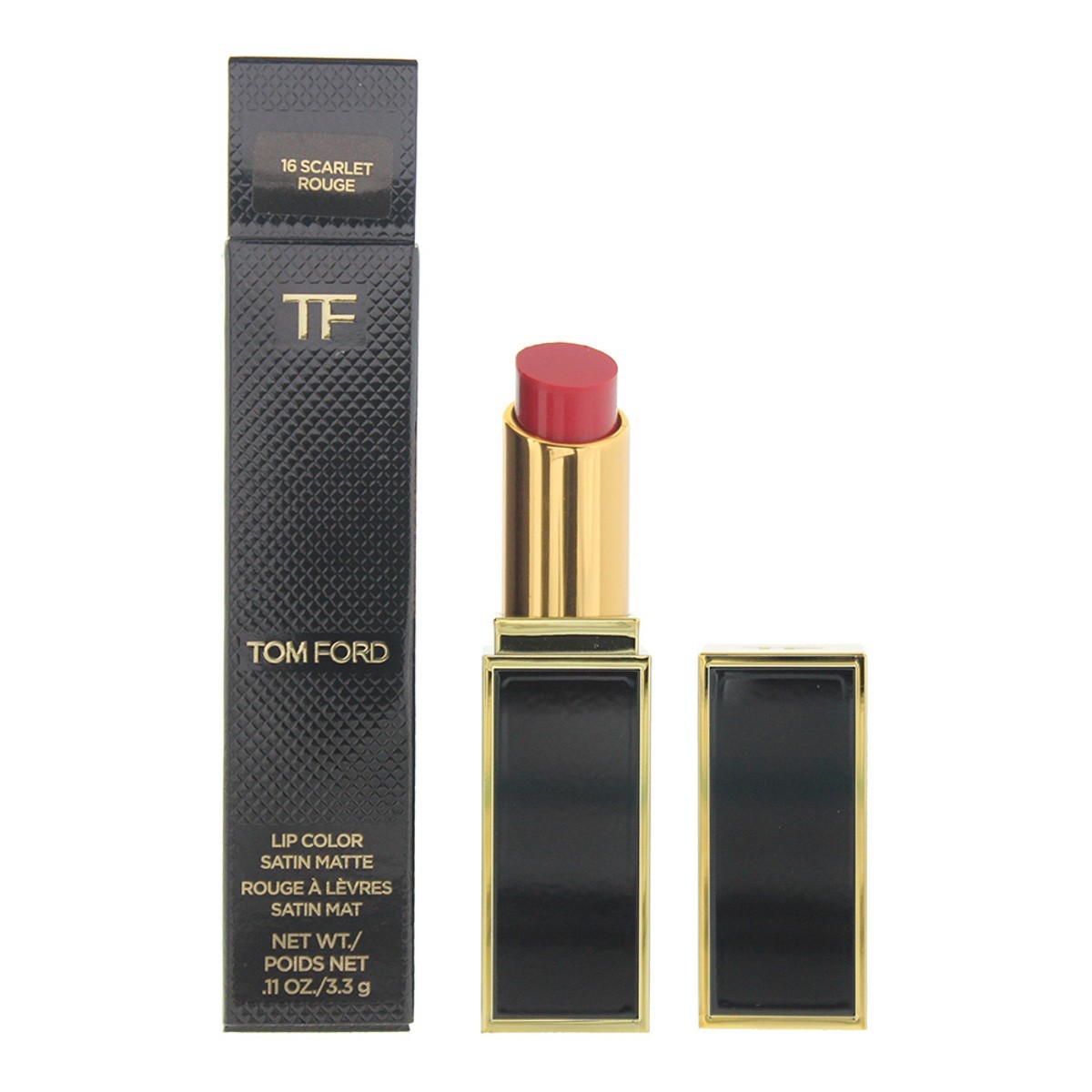 Tom Ford Lip Color Satin Lipstick 3.3g #16 Scarlet Rouge