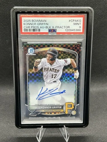 2025 Bowman Chrome Prospect Konnor Griffin Auto Black x Fractor /10 🔥🔥🚀🚀