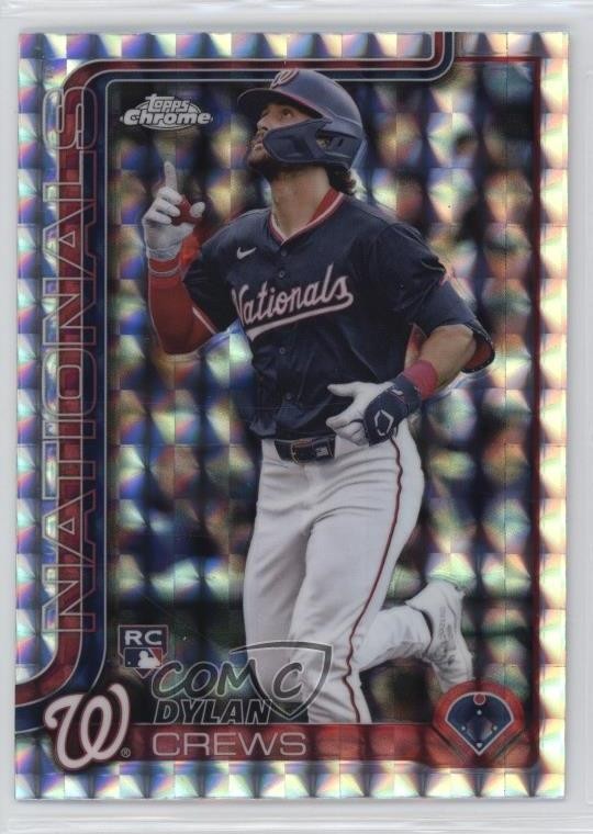 2025 Topps Chrome Geometric Refractor Dylan Crews #146 1g1q