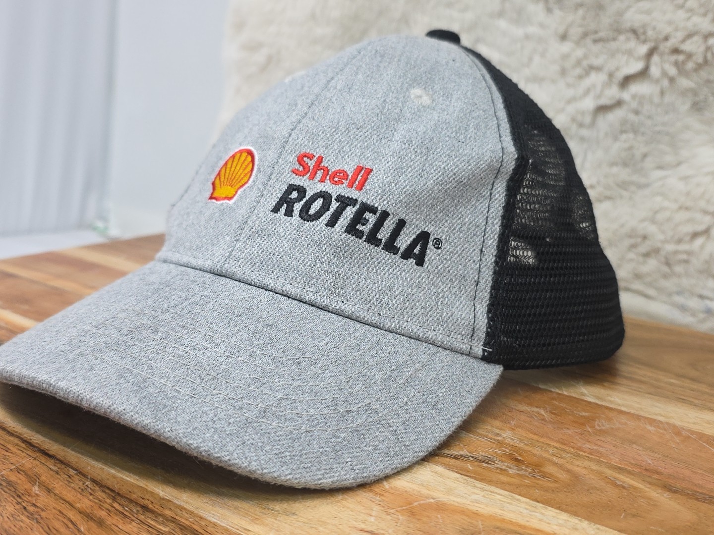Shell Rotella Adjustable Hat New Embroidered Gray… - image 7