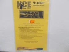 NCE # N14SRP ~ DCC 8 PIN 4 FUNCTION DECODER ~ NEW IN PACKAGE ~ N SCALE~LOT B