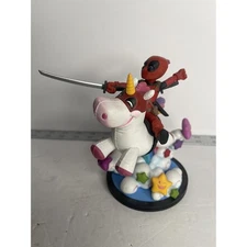 Quantum Mechanix Deadpool Unicorn Q- Fig Max Elite Diorama