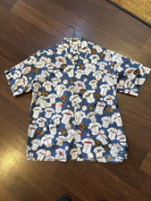  MLB BASEBALL 'CLASSIC UNIFORMS LEGACY' HAWAIIAN SHIRT REYN SPOONER SZ: MEDIUM