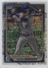 2024 Bowman Chrome Prospects Speckle Refractor /299 Jadher Areinamo #BCP-2 6ks