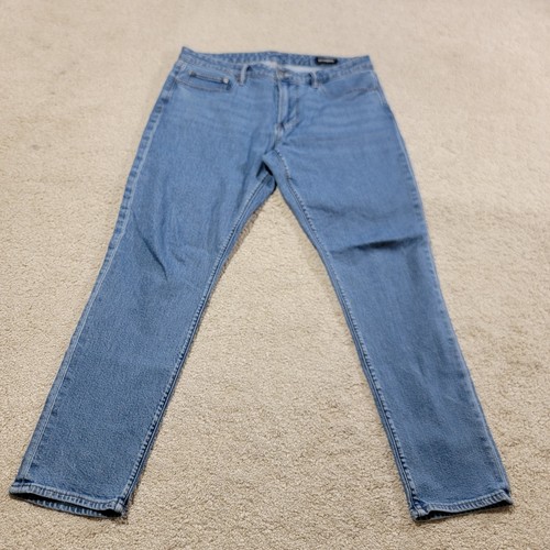 Bonobos Jeans Men's 35x30 Slim Taper Fit Blue Men's Stretch Denim Jeans - Picture 3 of 11