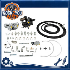 New Universal Hydro-boost Power Brake Booster Disc Disc Master Cylinder Hose Kit