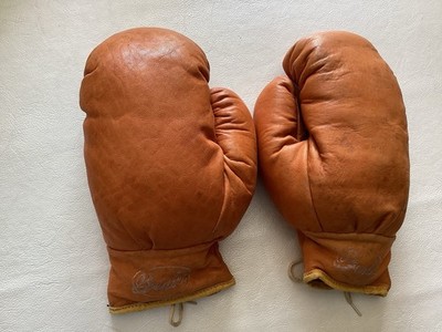 Vintage Benlee B-8 Youth Leather Boxing Gloves #A