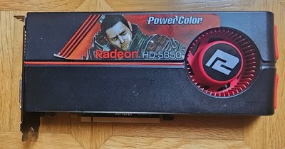 PowerColor ATI AMD Radeon HD 5850 1GB VRAM Grafikkarte PC Gaming GPU Artwork