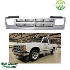 Compatible With Chevrolet S10 S10 Blazer 1991-1994 Grille Silver Plastic Compatible With Chevrolet S10 S10 Blazer 1991-1994 Grille Silver Plastic