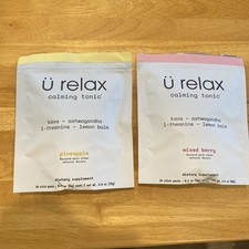 U Relax Calming Tonic- MIXED BERRY 14Packets, Pineapple 15 packets