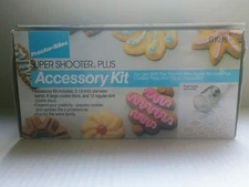 VTG Proctor Silex Super Shooter Plus Cookie Press Accessory Kit #G1010 BRAND NEW